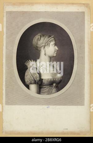 English: Marie Louise of Austria, duchess of Parma (1791-1847) . 19th  century. Isacco Gioacchino Levi (1818-1908) 858 Maria Luigia of Austria,  duchess of Parma Stock Photo - Alamy