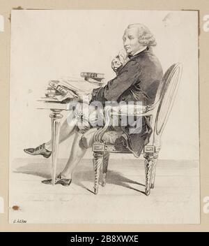 William Christian Lamoignon Malesherbes (1721-1794), magistrate, botanist and French statesman. Stock Photo