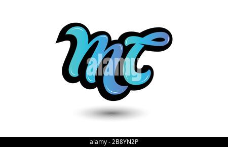 Initial Letter MC Design Logo Stock Vector