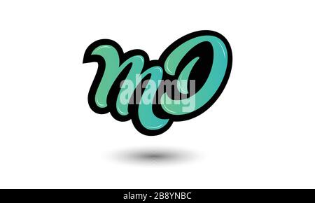 MD letters logo, M and D letters logo alphabet design. Stock Vector