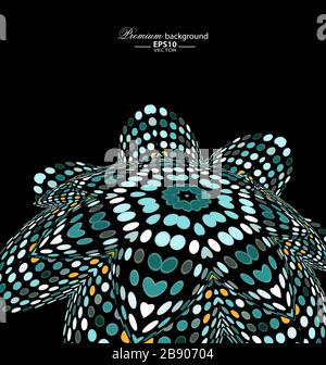 Colorful abstract technology background for creative design Stock Vector