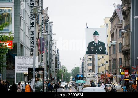 Checkpoint Charlie n Berlin Germany Stock Photo