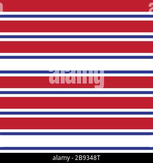Stripe seamless pattern background in horizontal style - Horizontal striped seamless pattern background suitable for fashion textiles, graphics Stock Vector