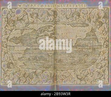 Münster-Petri world map Stock Photo - Alamy