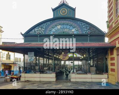 Historic market of the city of Manaus Brazil Stock Photo