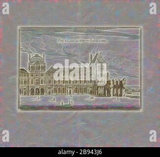 Prosp. Du Louvre, like those of inwardly watching, Palais du Louvre in Paris, Fig. 51, p. 64, Martin Zeiller: Topographia Galliae, oder, Beschreibung und Contrafaitung der vornehmbsten und bekantisten Oerter in dem mächtigen und grossen Königreich Franckreich: beedes auss eygner Erfahrung und den besten und berühmbtesten Scribenten so in underschiedlichen Spraachen davon aussgangen seyn auch auss erlangten Bericht- und Relationen von etlichen Jahren hero zusammengetragen in richtige Ordnung gebracht und auff begehren zum Druck verfertiget. Bd. 1. Frankfurt am Mayn: Im Verlag Caspar Merians, M Stock Photo