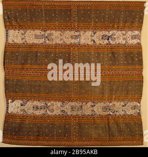 Woman S Ceremonial Skirt Tapis Indonesia 19th Century Stock Photo Alamy