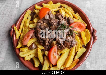 Traditional Dish Of Madeira Island Called Picado Or Picadinho traditional-dish-of-madeira-island-called-picado-or-picadinho