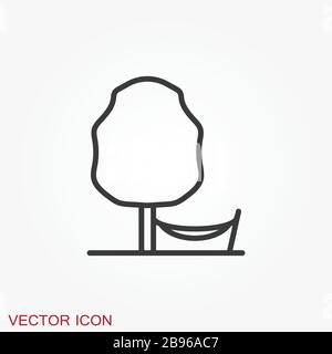 Rest icon vector, flat icons isolated on background Stock Vector