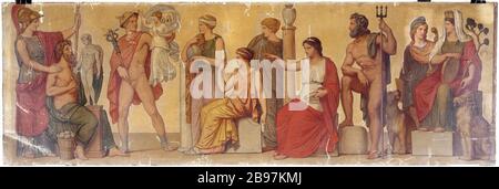 Gods Of Olympus Sebastien Cornu 1804 1870 Les Dieux De L Olympe Paris Musee Carnavalet Stock Photo Alamy