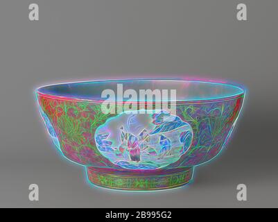 https://l450v.alamy.com/450v/2b995g2/bowl-straigh-sided-bowl-with-playing-boys-in-shaped-panels-on-a-red-ground-with-floral-scrolls-large-porcelain-bowl-painted-on-the-glaze-in-blue-red-pink-green-yellow-turquoise-black-and-gold-the-outside-of-the-bowl-is-covered-with-a-red-glaze-with-flower-vines-in-gold-saved-here-are-four-scalloped-cartouches-with-playing-boys-in-a-landscape-with-rocks-and-trees-a-band-with-floral-scrolls-around-the-foot-on-the-inside-and-inside-the-foot-ring-the-bowl-is-covered-with-a-turquoise-glaze-famille-rose-anonymous-china-c-1800-c-1817-qing-dynasty-1644-1912-jiaqing-period-1-2b995g2.jpg