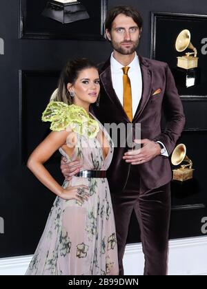 Los Angeles, United States. 23rd Mar, 2020. (FILE) Maren Morris Welcomes First Baby With Husband Ryan Hurd. The 29-year-old 'Bones' singer welcomed her first child with husband Ryan Hurd on Monday, March 23, 2020. LOS ANGELES, CALIFORNIA, USA - FEBRUARY 10: Singer Maren Morris and husband Ryan Hurd arrive at the 61st Annual GRAMMY Awards held at Staples Center on February 10, 2019 in Los Angeles, California, United States. (Photo by Xavier Collin/Image Press Agency) Credit: Image Press Agency/Ģ����ý Live News Stock Photo