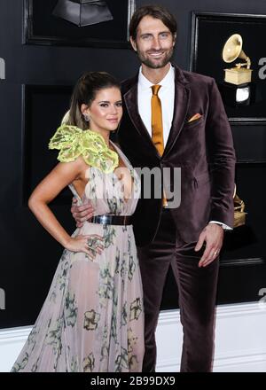 Los Angeles, United States. 23rd Mar, 2020. (FILE) Maren Morris Welcomes First Baby With Husband Ryan Hurd. The 29-year-old 'Bones' singer welcomed her first child with husband Ryan Hurd on Monday, March 23, 2020. LOS ANGELES, CALIFORNIA, USA - FEBRUARY 10: Singer Maren Morris and husband Ryan Hurd arrive at the 61st Annual GRAMMY Awards held at Staples Center on February 10, 2019 in Los Angeles, California, United States. (Photo by Xavier Collin/Image Press Agency) Credit: Image Press Agency/Ģ����ý Live News Stock Photo