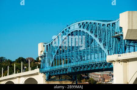 John Ross Bridge in Chatanooga, Tennessee Stock Photo