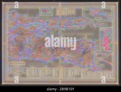 Map of Central Java, Map of Central Java with legend and inset map of ...