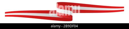 eps 10 vector illustration of panorama seal of quality country flag banner AUSTRIA Stock Vector