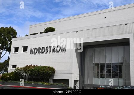 General overall view of the Nordstrom department store at the
