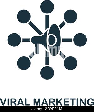 Viral Marketing icon from affiliate marketing collection. Simple line Viral Marketing icon for templates, web design and infographics Stock Vector