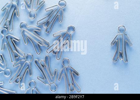 Concept For Social Distancing And Self Isolating In Coronavirus Covid 19 Pandemic Crisis Stock Photo