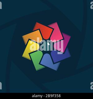 edit logo and icon vector Isolated image Stock Vector