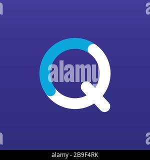 quiz logo and icon vector Isolated image Stock Vector