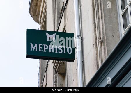 Bordeaux , Aquitaine / France - 01 22 2020 : Mephisto sign logo shop shoes store footwear manufacturer Stock Photo