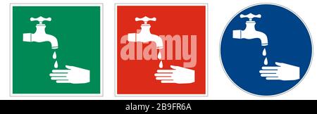 Universal pictographic symbols for the ongoing epidemic situation around the world. Stock Vector