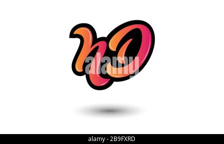 ND Letter logo Design Template Vector Stock Vector