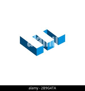 Blue e letter logo template Illustration Design. Vector EPS 10. Stock Photo