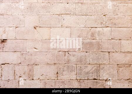 Stone Wall, Italy Stock Photo