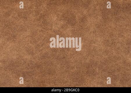 Brown artificial leather structure matt surface of brown poly leather Stock Photo