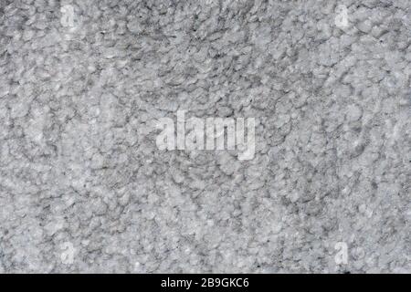 Carpet texture in different tones of grey soft and fluffy synthetic fabric Stock Photo