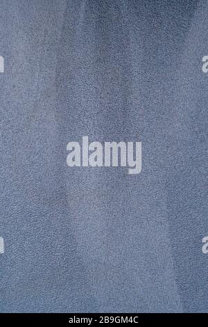 Velour leather in blue grey soft and shiny texture Stock Photo