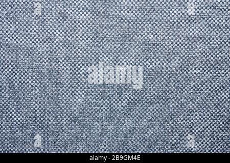 Woven rough textile structure couch fabric blue and white color Stock Photo