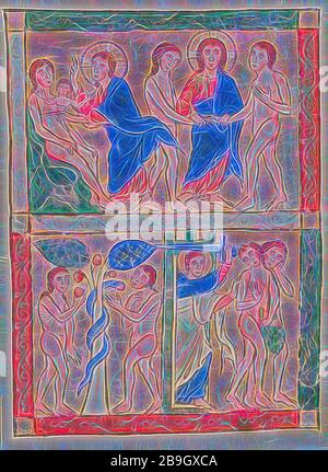 Creation of Adam and Eve and scenes from the life of Christ, anonymous ...