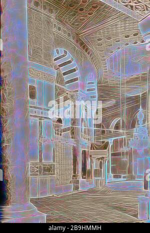 Dome of the Rock. Interior. 1934, Jerusalem, Israel Stock Photo