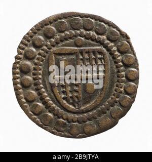 Token account Lombard emblazoned XIII XV century Anonyme quot Jeton de Token account Lombard emblazoned XIII XV century Anonyme quot Jeton de