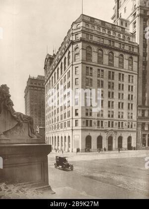 International Mercantile Marine Building, Number 1 Broadway, New York. Walter B. Chambers, Architect (1922) Stock Photo
