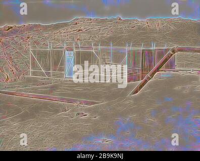 Iraq. Oil wells and camp of the Iraq Petroleum Company. (5 miles S. of Kirkuk). Kirkuk District. A corked oil well. 1932, Iraq, Karkuk Stock Photo