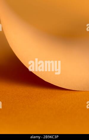 Orange minimalist color paper designs Stock Photo