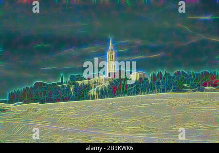 Mount of Olives, Bethphage and Bethany Mt. of Olives from the east. 1948, Jerusalem, Israel Stock Photo