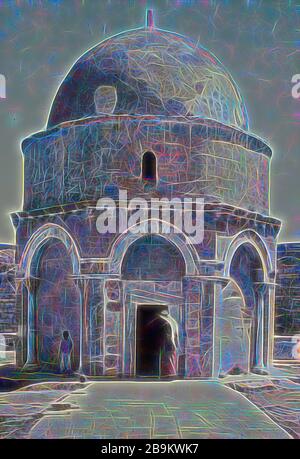 Mount of Olives, Bethphage and Bethany Mt. of Olives, Dome of the Ascension. 1950, Jerusalem, Israel Stock Photo