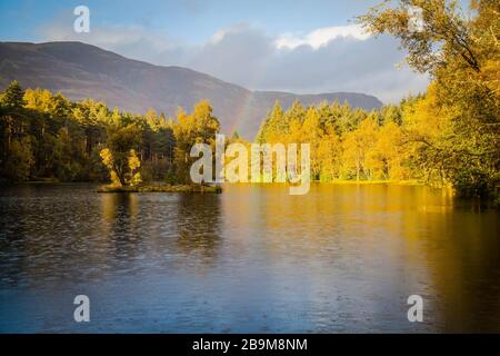 Glencoe Lochan, small lake in the Highlands