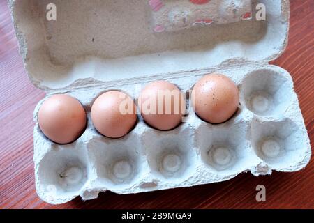 Fresh eggs Stock Photo