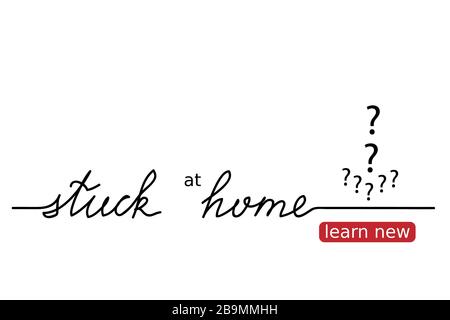 Online education promo banner. Stock Vector
