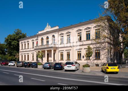 Lublin, Lubelskie / Poland - 2019/08/18: Regional court building - Sad Rejonowy - at Krakowskie Przedmiescie street in historic old town quarter Stock Photo