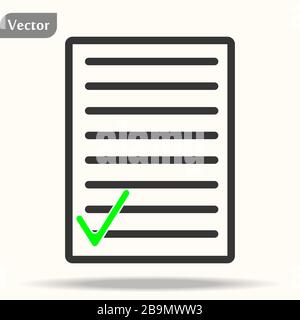 Checklist Icon Vector Logo Template Illustration Design. Vector EPS10 Stock Vector