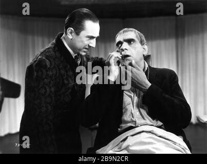 THE RAVEN, Boris Karloff, Bela Lugosi, 1935 Stock Photo - Alamy