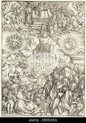 The Opening of the Fifth Seal or The Vision of Saint John. Oil on ...