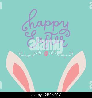 Happy easter card Stock Vector